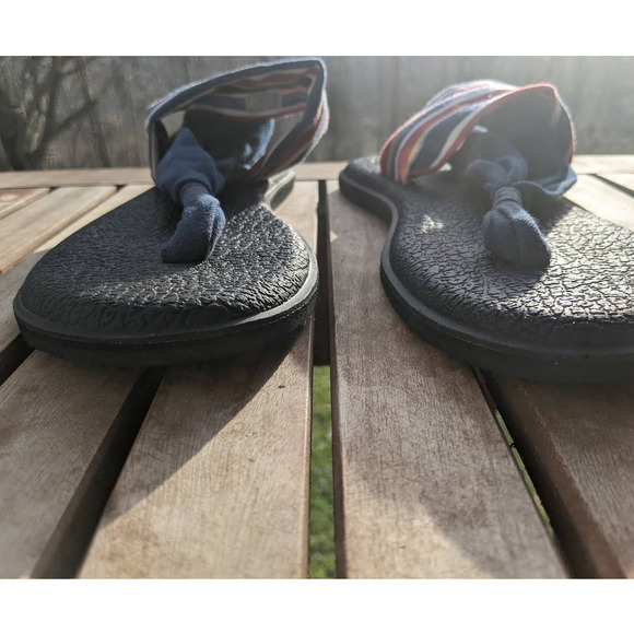 Sanuk Yoga Sling 2 Prints Sand Harbor Navy 1100697 size 9 - Picture 6 of 8